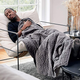 Gravity Blanket (48" x 72" Size, 20 lb.) Blue or Gray | $160 | Amazon
Gravity Blanket (48" x 72" Size, 25 lb.) Blue only | $160 | Amazon
